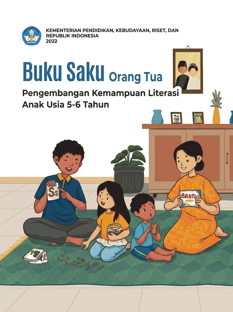 Cover Pengembangan Kemampuan Literasi Anak Usia 5–6 Tahun
